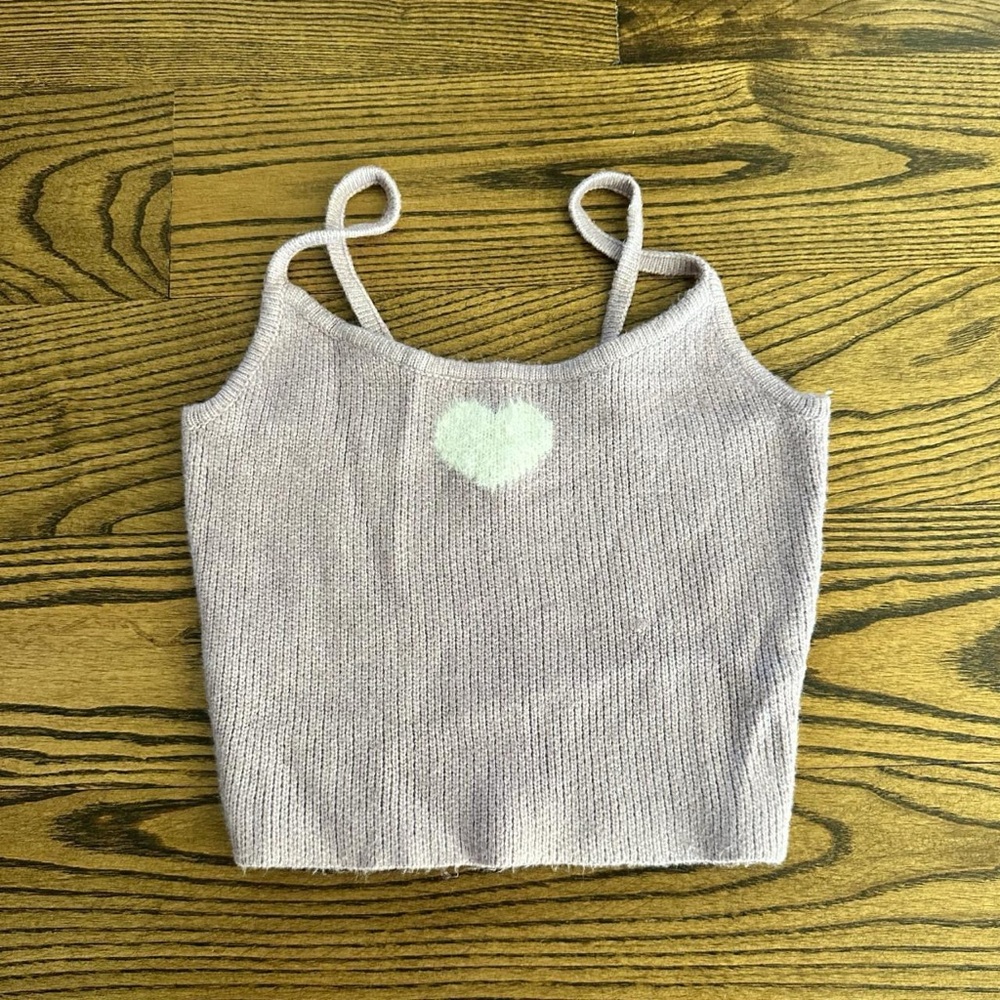 Cropped Knit Tank